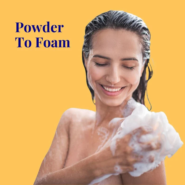 1 Year Supply (320x Washes) - Energising Body Foam Wash For All Skin Types Lemongrass & Turmeric