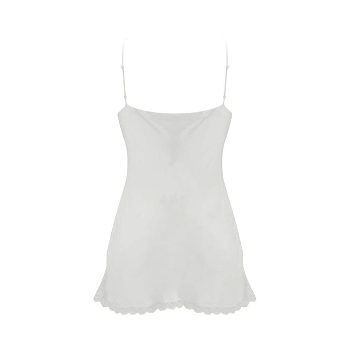 100% Pure Silk Camisole Top in White, view 5 – Juliemay Lingerie