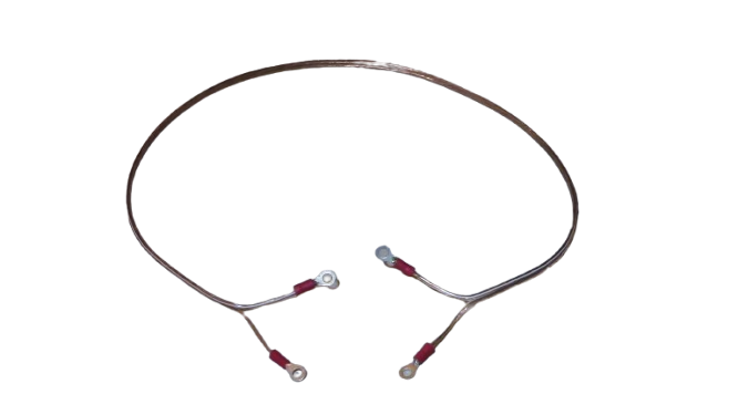 2' Connector Lead Set with Ring and Spade Connectors