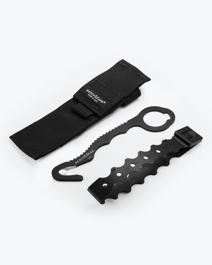 Black Emergency Kit with Hook Tool and Sheath - Complete Set | Benchmade Knife Co.