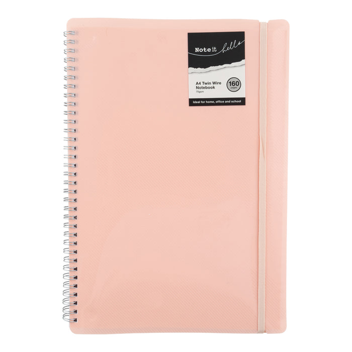 A4 Twin Wire Notebook 160 Pages