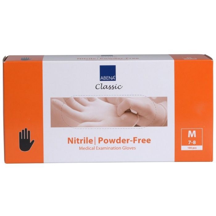 Abena Classic Nitrile Gloves Powder-Free M 100 pcs