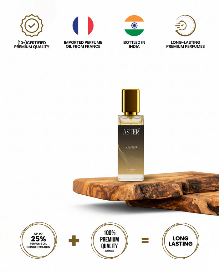 Al Mutheer Oud 20ml Eau de Parfum bottle