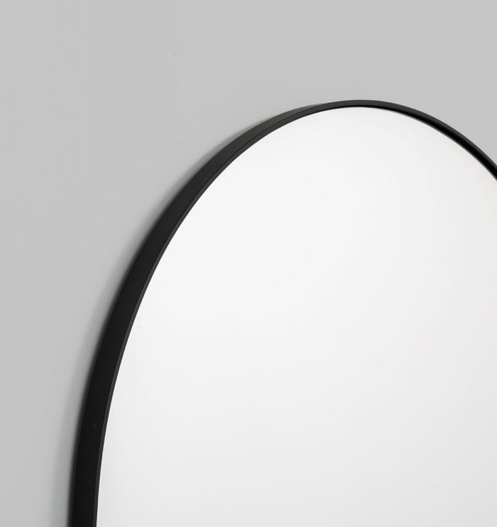 Arched Mirror Bjorn Black 55 x 85 cm