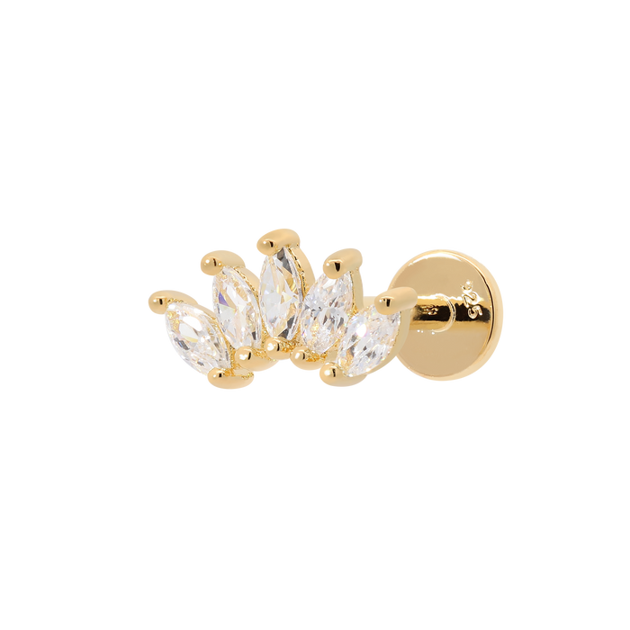 Gold Arc Earring Earrings