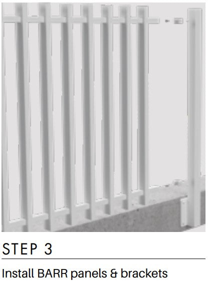 Heavy Duty Face Mount Post - 1500mm Height - Image 8