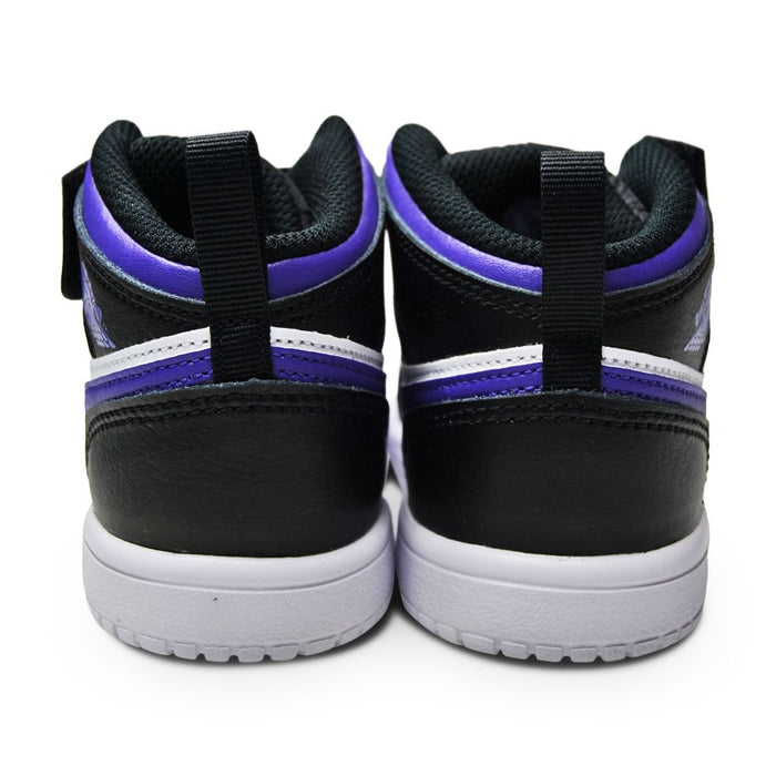 Infants Nike Jordan 1 Mid ALT (TD) - AR6352 095 - Black Dark Iris White