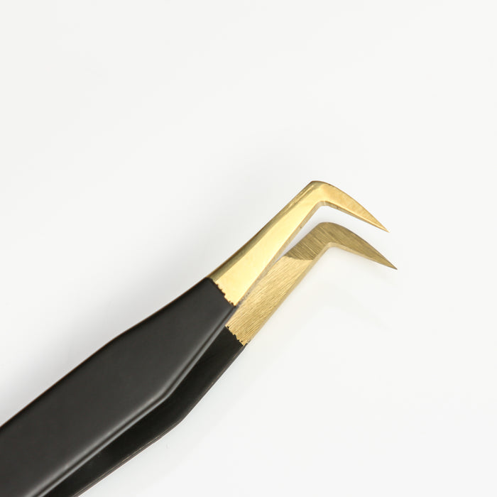 90 Degree Premium Volume Tweezers - Lashmer Nails&Eyelashes Supplier