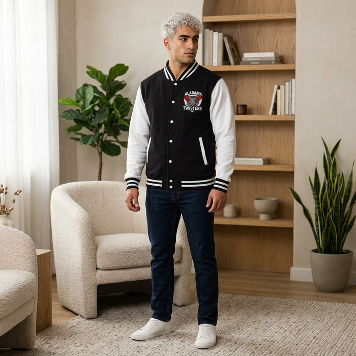 Letterman Jacket — Alabama Twisters Varsity Bomber Jacket