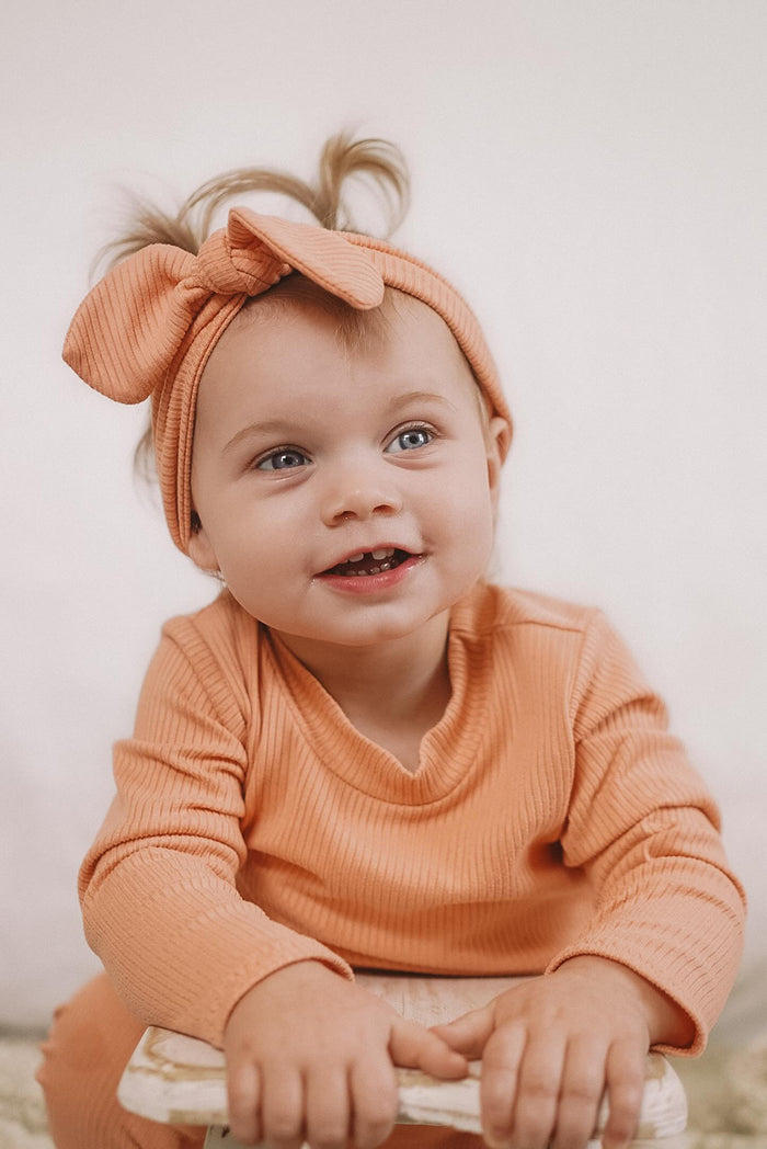 Melon Ribbed Headbands