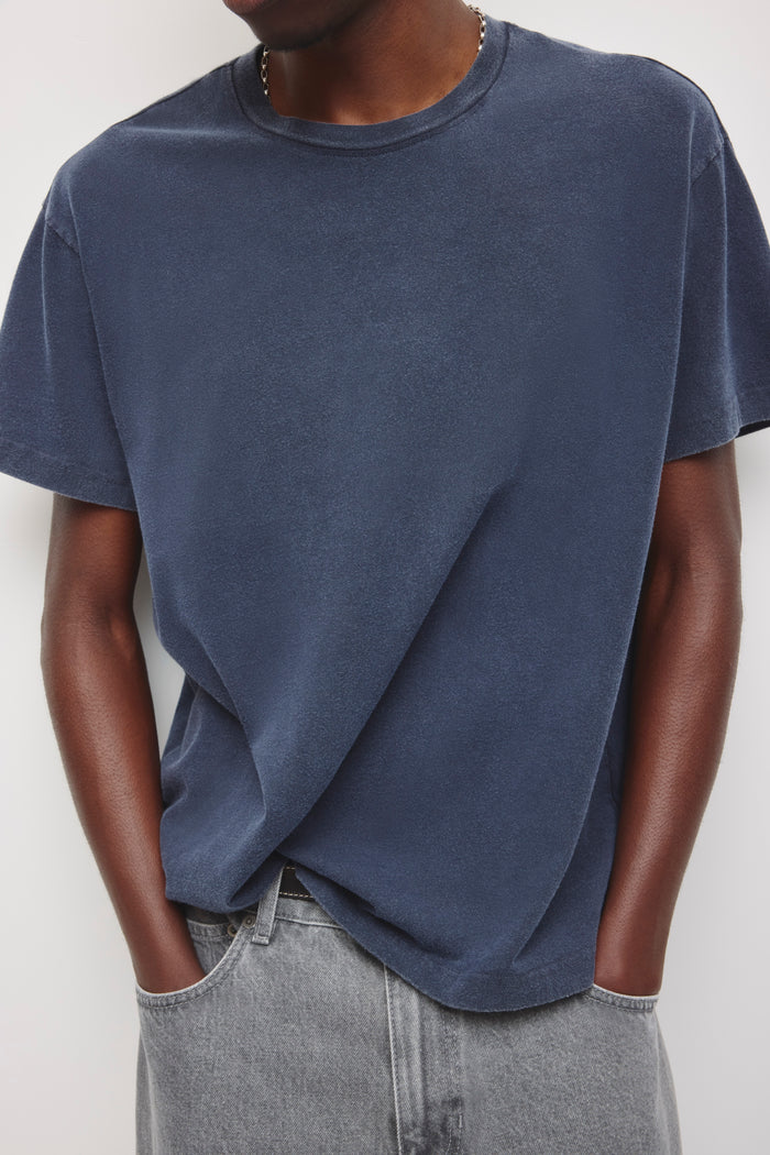 Men's Fade Out Crew in Pitch Navy
