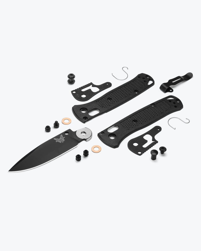 Mini Bugout® CF-Elite® Components - Exploded View | Benchmade Knife Co.