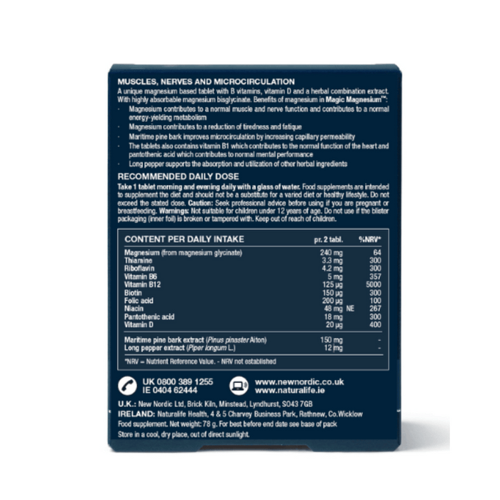 New Nordic Magic Magnesium Glycinate 600mg / 60 tablets
