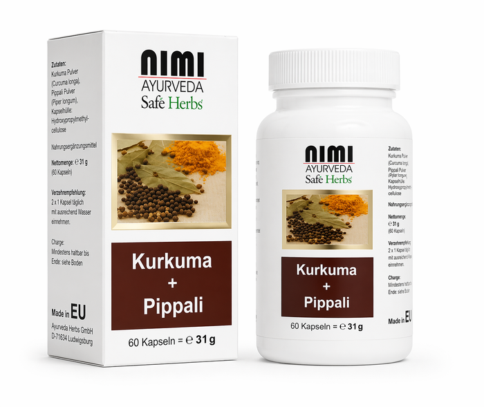 Nimi - Kurkuma + Pippali Extrakt
