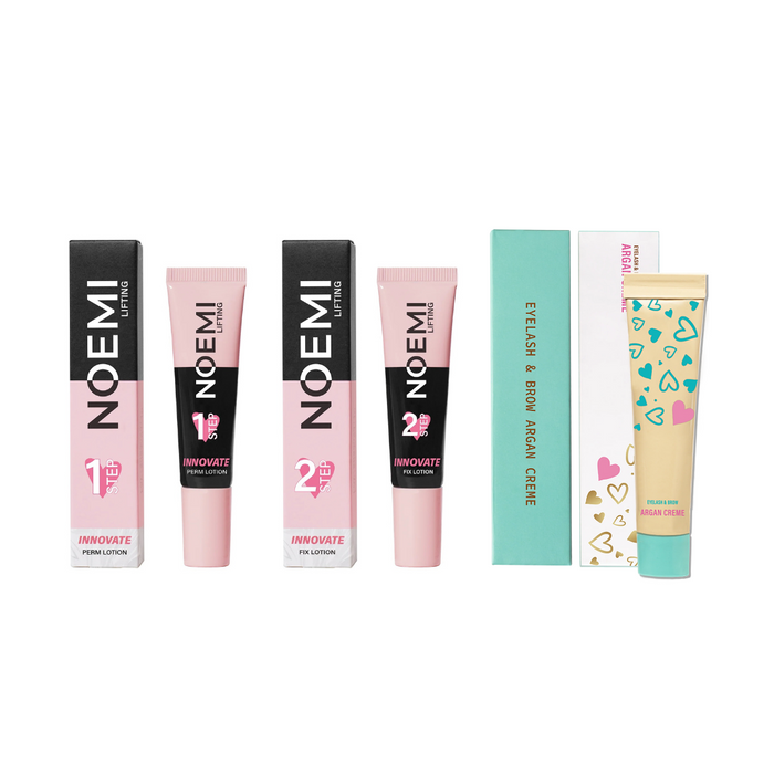 Noemi - Innovate Cysteamine Korean Lash Lifting & Lamination SET (Step 1 & 2 + Argan Creme)