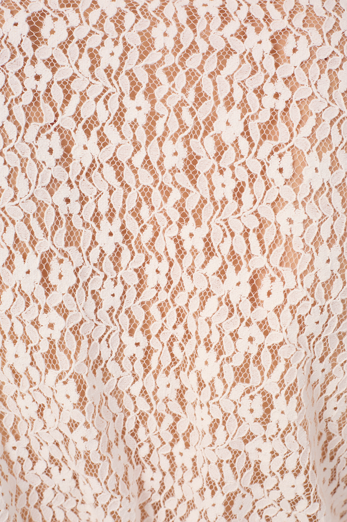Off-White Drawstring Lace Tulle Tunic_6