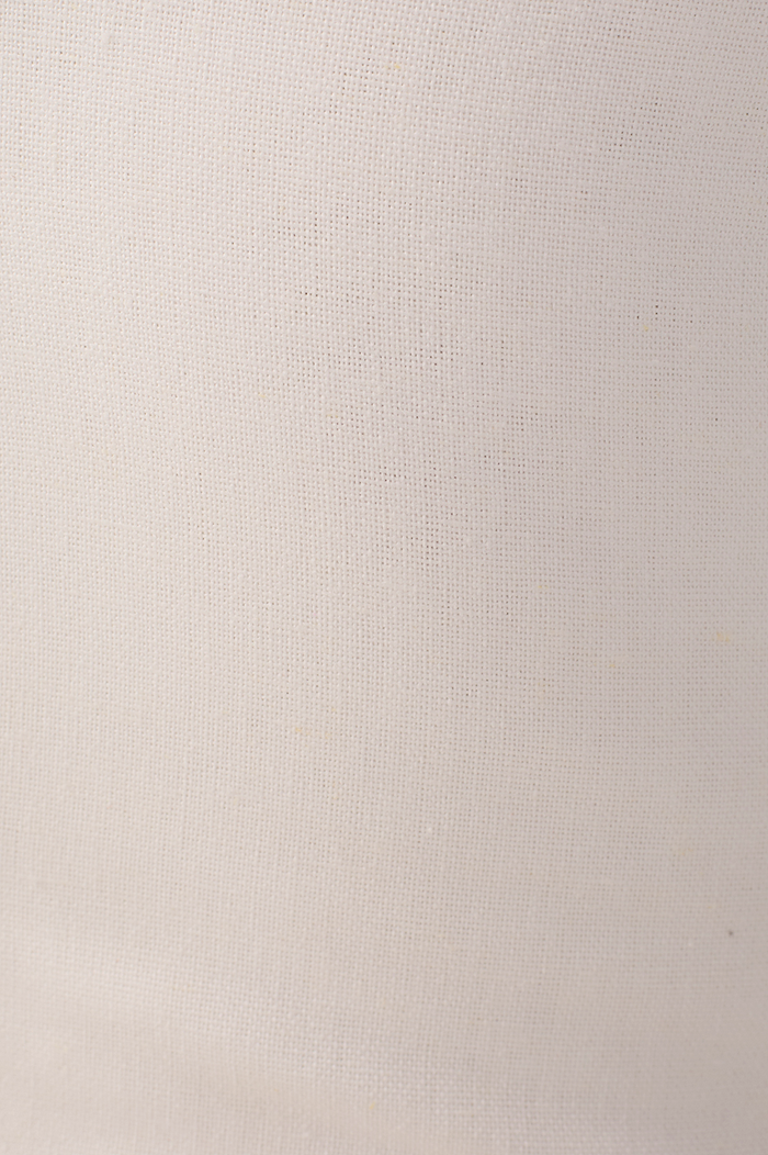 Off-White Sweetheart Neck Smocked Back Linen Top_6