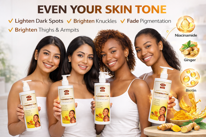 P+50 GOLD Turmeric Tone Skin Brightening Body Lotion 500ml