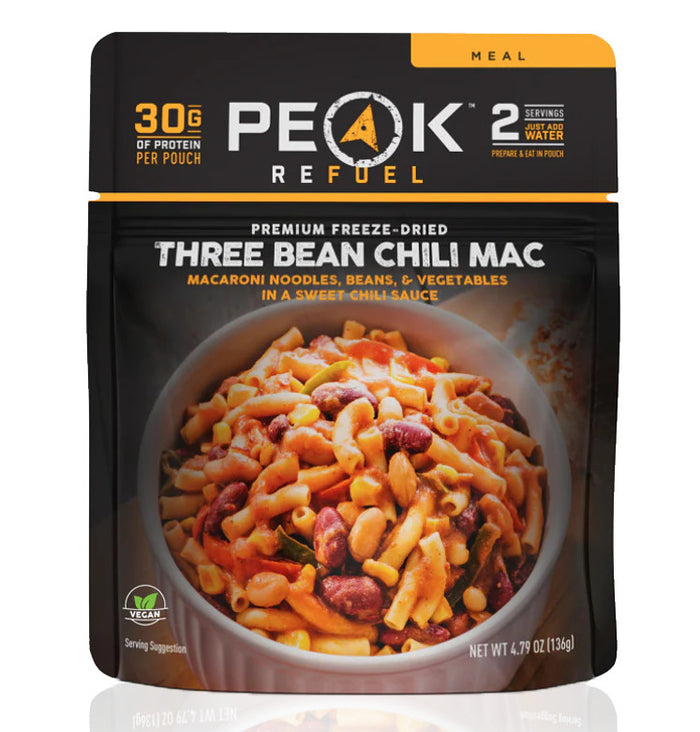 Three Bean Chilli Mac (v)