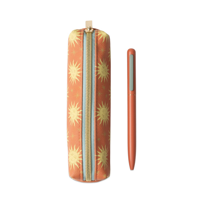 Pen & Pouch Set - Terracotta Sun | DesignWorks Ink