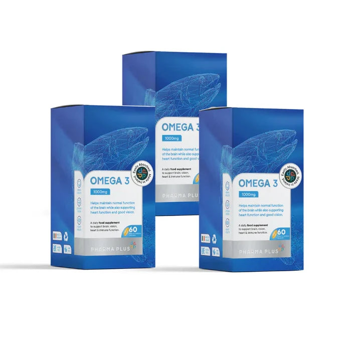 Pharma Plus Omega 3 1000mg 3 Month Bundle