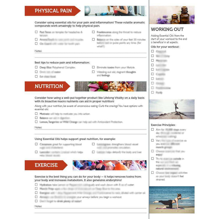Physical Health Tear Pad (Digital Download) at Your Oil Tools