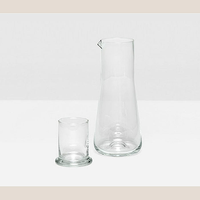 Pigeon & Poodle Salford Round Carafes - Clear