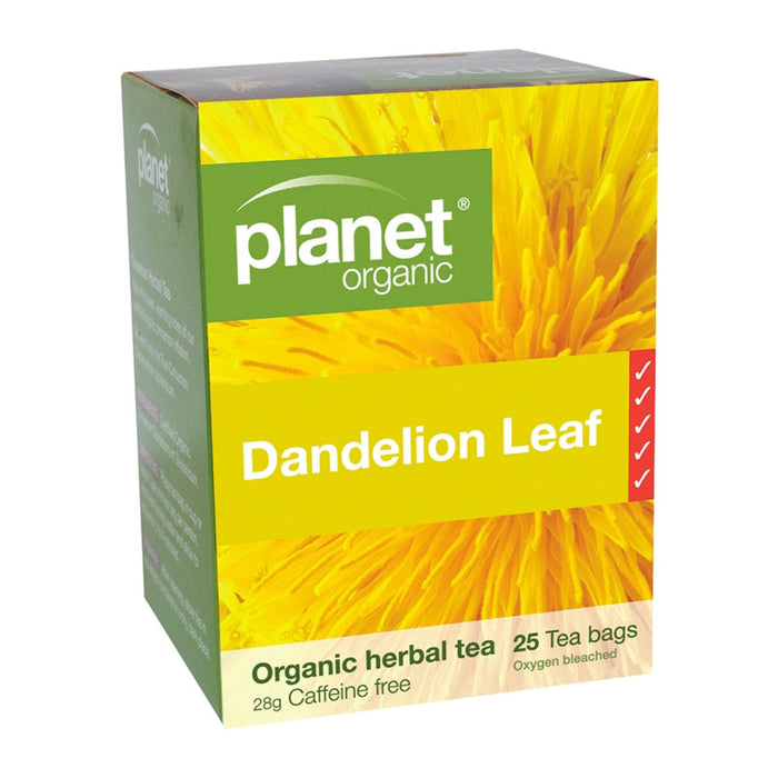 PLANET ORGANIC Dandelion Leaf Herbal Tea - 25 Bags - L'Organic