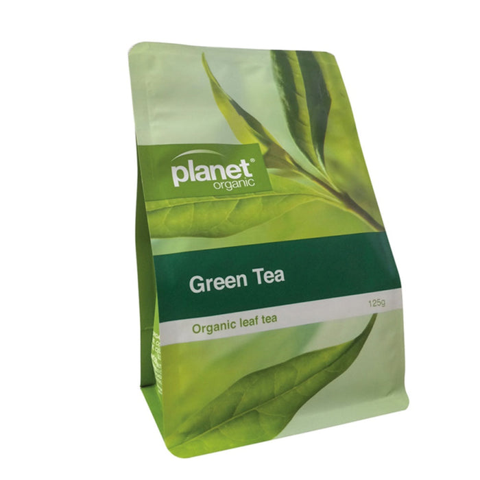 PLANET ORGANIC Green Tea Herbal Loose Leaf Tea (Refill) 125g - L'Organic