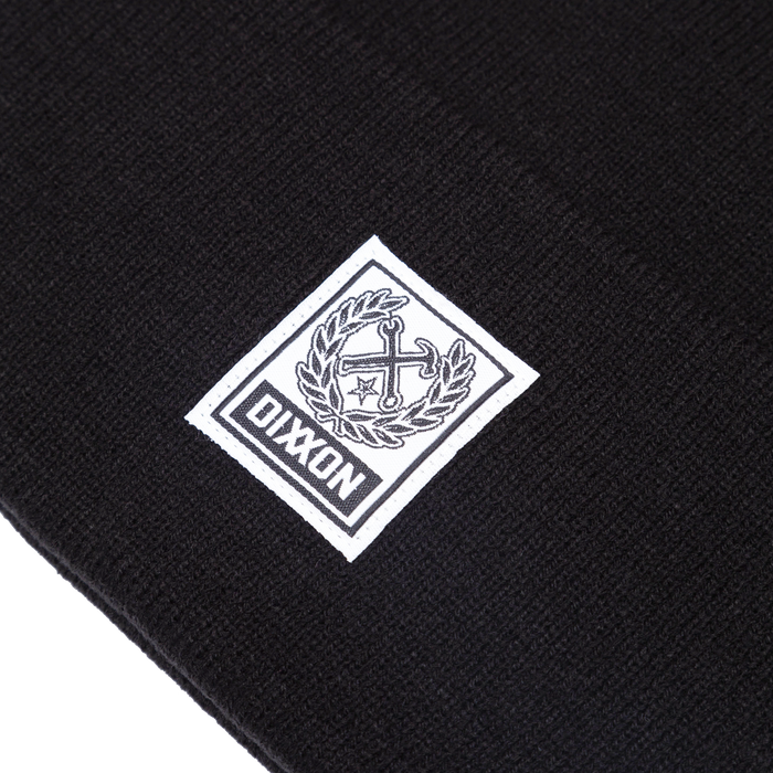 Ribbed Beanie - Black