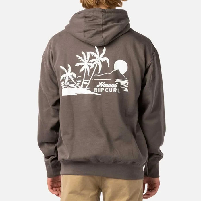 Rip Curl Island Time Fleece Hoodie (Asphalt)