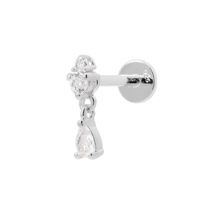 Silver Latch Earring Earrings