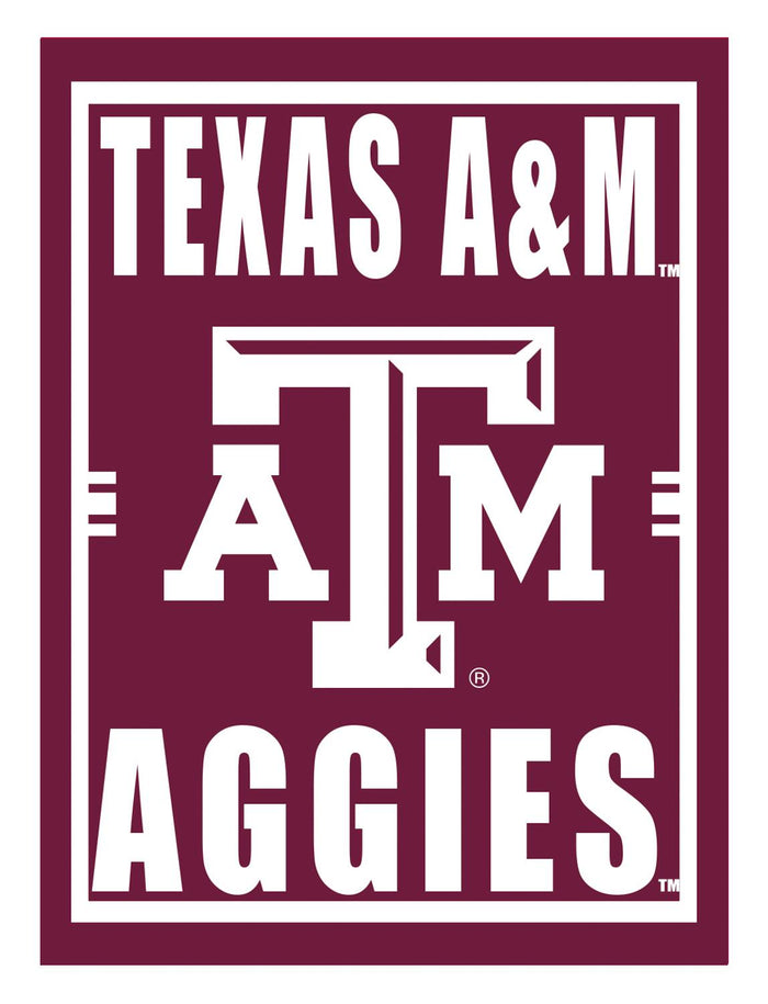 Texas A&M Metal Wall Sign