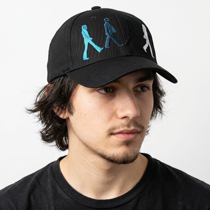 THE BEATLES - ABBEY ROAD FIGURES - Baseball Cap Black