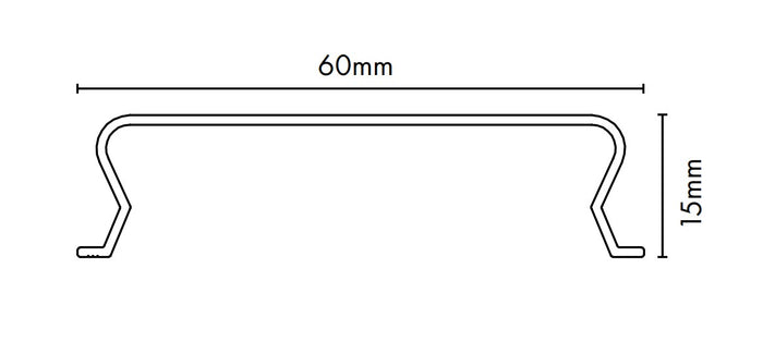 VISOR Balustrade - Aluminium Friction Insert - Pack of 2 - 3050mm Long (Total 6100mm per 2 Pack) - Image 2