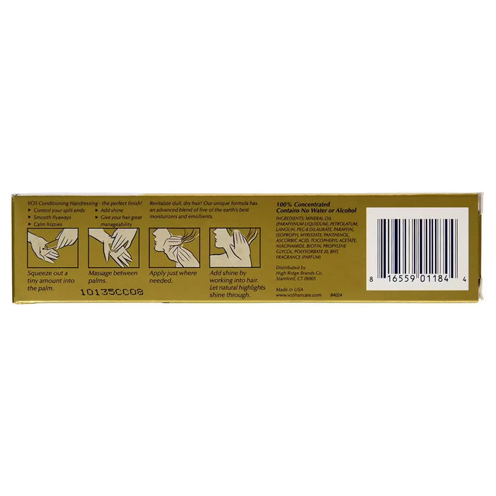 VO5 Hairdress Cream – Normal/Dry Hair – 1.5 oz – 12 Pack