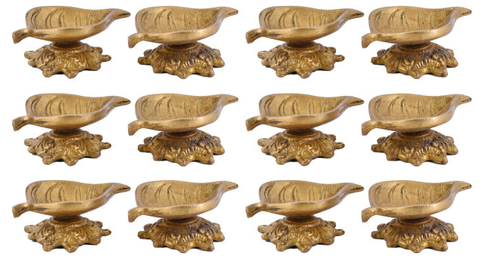 White Whale Diya for Pooja Made of Pure Brass - Kuber Diya Diwali Decoration