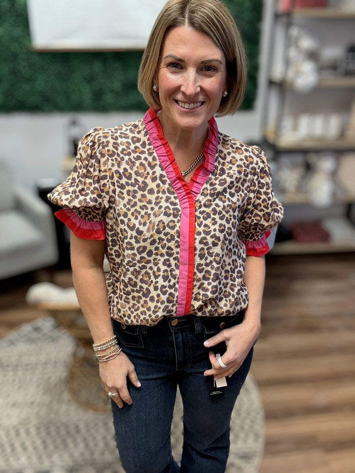 Wild with a Twist Blouse