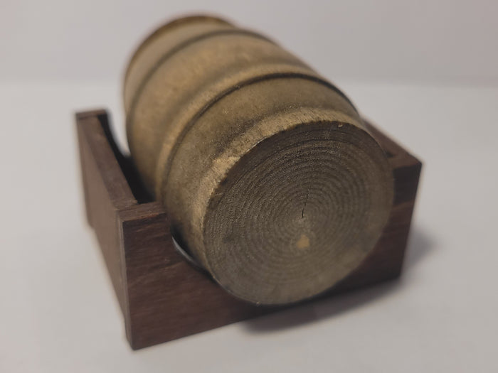 Wooden Barrel Display Stand - Medium - Chardonnay Barrel