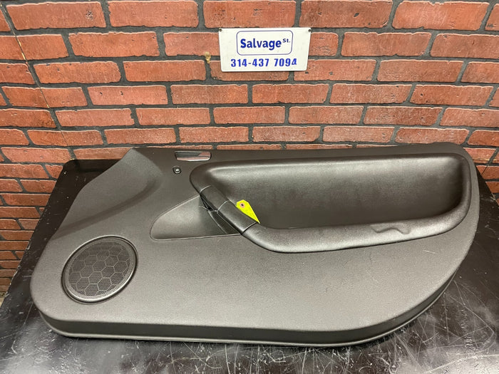 06-09 Pontiac Solstice Right Passenger Interior Door Trim Panel W/Switches Black