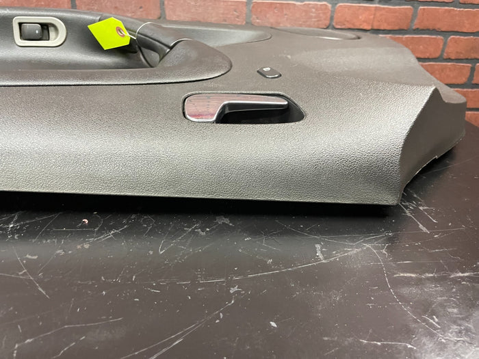 06-09 Pontiac Solstice Right Passenger Interior Door Trim Panel W/Switches Black