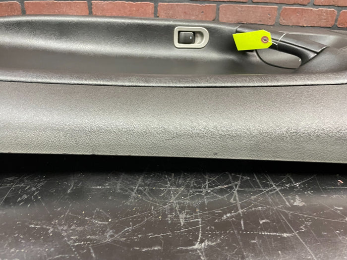 06-09 Pontiac Solstice Right Passenger Interior Door Trim Panel W/Switches Black