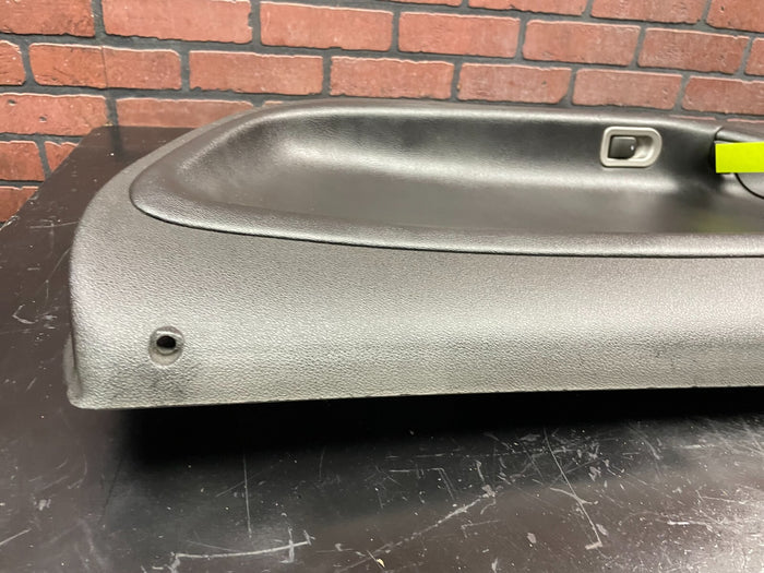 06-09 Pontiac Solstice Right Passenger Interior Door Trim Panel W/Switches Black