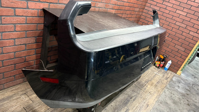 08-14 Dodge Challenger SRT8 Rear Bumper Cover Black PXR Dual Exhaust Park Assist