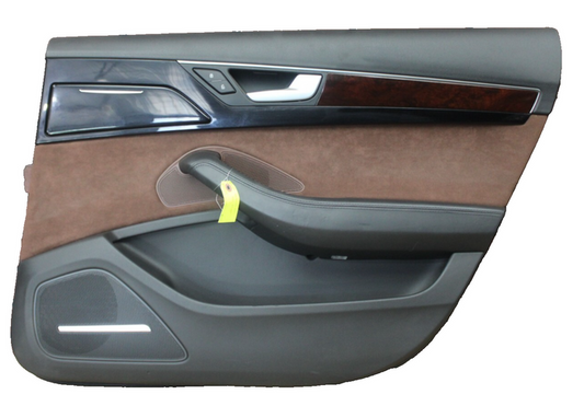 11-18 AUDI A8 REAR RIGHT PASSENGER SIDE INTERIOR DOOR PANEL TRIM OEM 4H4 868 066