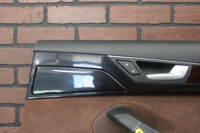 11-18 AUDI A8 REAR RIGHT PASSENGER SIDE INTERIOR DOOR PANEL TRIM OEM 4H4 868 066
