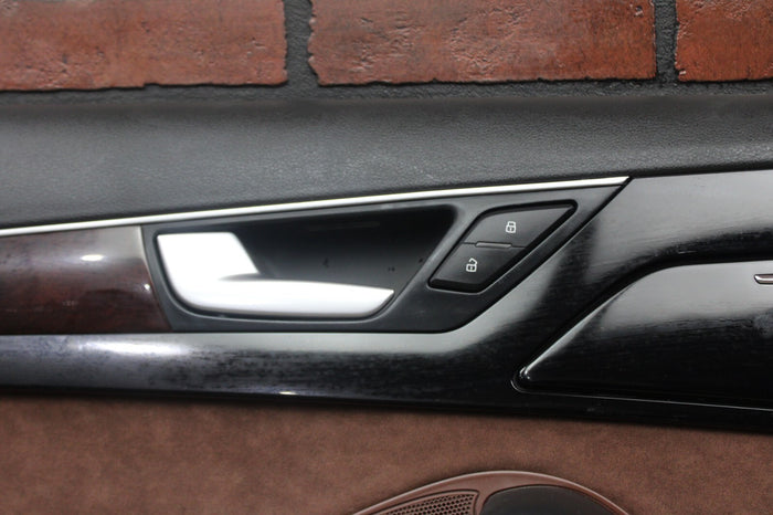 11-18 Audi A8L Quattro Rear Driver LH Side Interior Door Panel Cover 4H4 868 067