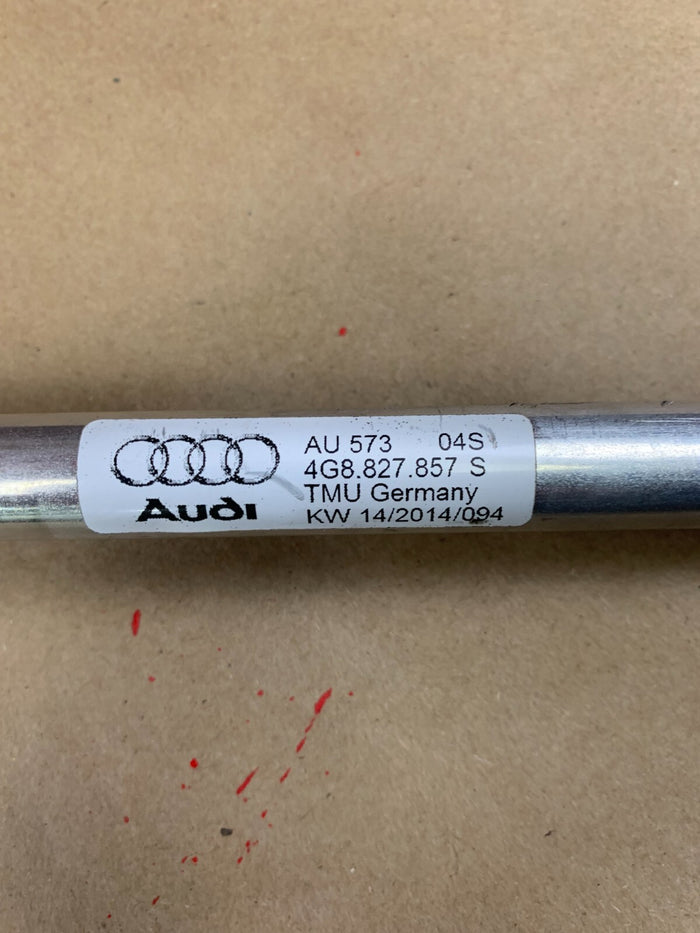 12-18 Audi Rear Driver LH Side Trunk Support Strut Shock w Bracket 4g8 827 857 S