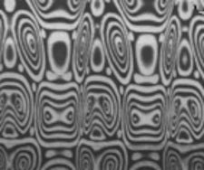 Damascus Steel Ladder Pattern Blade - Surface Detail | Benchmade Knife Co.