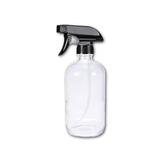 16 oz Clear Glass Bottle w/ Trigger Sprayer at Your Oil Tools